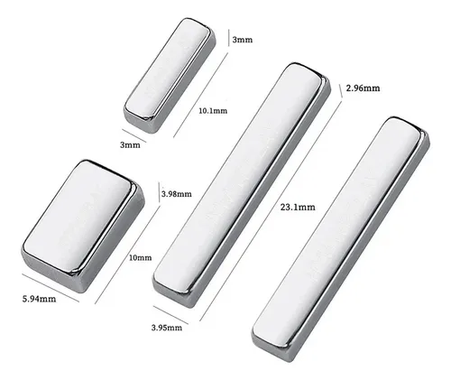 5pzs Herramienta Imán Esmalte Ojo Gato Imán Potente Silver Silver