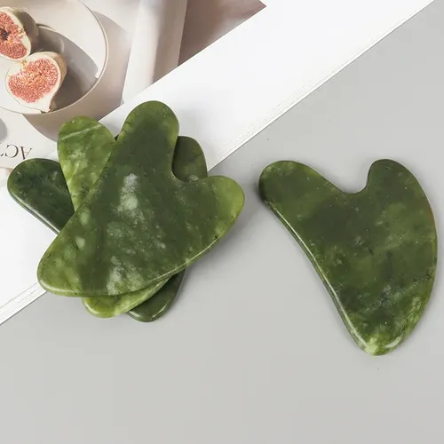 Masajeador Xiuyan Sha Jade Helu Jade Tool Gua En Forma De Co 1 Pcs
