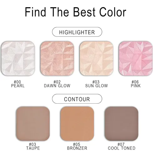 Paleta De Contorno Mate Y Bronceadora Freeorr