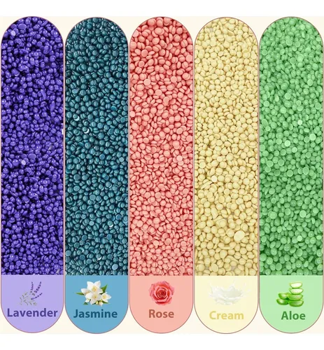 Cera Dura En Perlas Anreacho 0.5 Kg 5 Colores