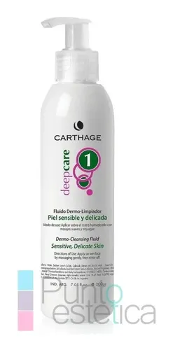 Carthage Fluido Dermo Limpiador Piel Sensible X 200 Ml