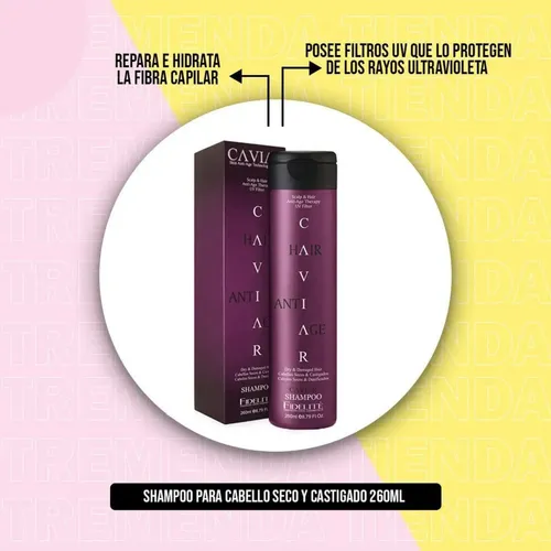 Shampoo Caviar Secos & Castigados X 260ml – Fidelite