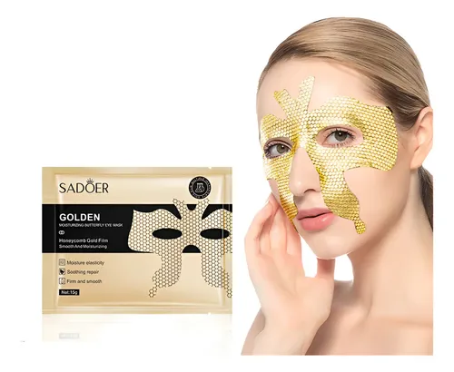 Set X2 Mascarilla Faciales Péptidos Colágeno Gold Mariposa S