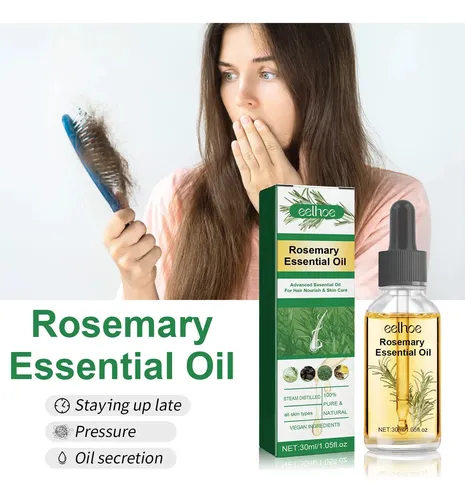 El Aceite Esencial De Romero For El Cabello Reduce La Caída