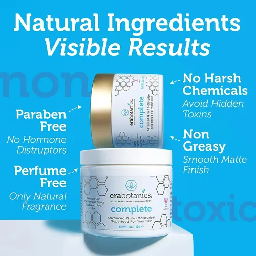Crema Hidratante Facial Era Organics – Advanced 12-in-1 Re..