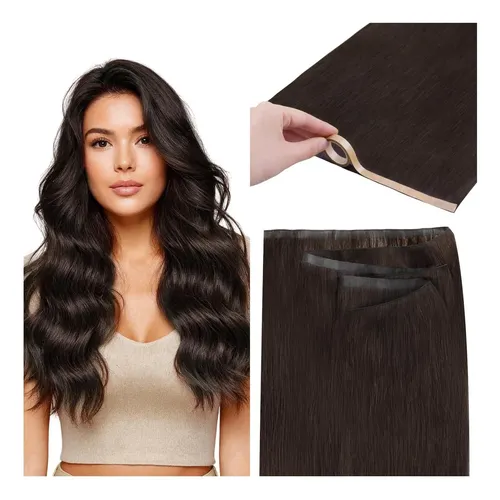 Extensiones Con Cinta Goo Goo 18” 50 G Castaño Oscuro
