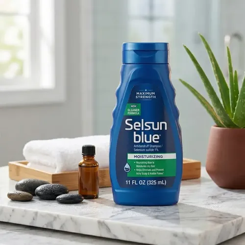Champú Selsun Blue Hidratante Con Aloe 325 Ml