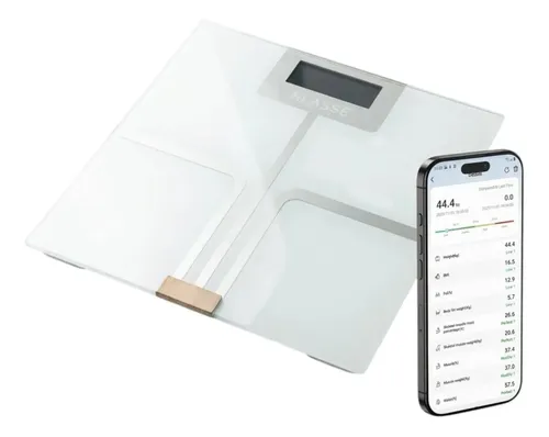 Balanza Digital Klasse Bluetooth para Personas con Medidor de IMC y Grasa Corporal