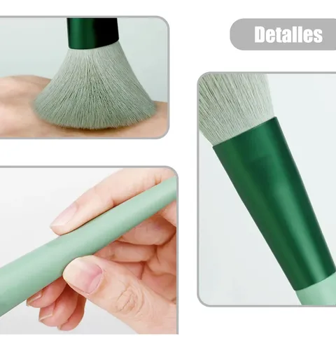 Brochas Maquillaje Profesional 15 Piezas Set De Brochas 1 Z