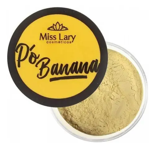 Polvo Facial Suelto Banana Translúcido Vegano Finalizador Make