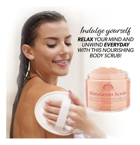 Exfoliante Corporal White Naturals Con Sal Del Himalaya 350