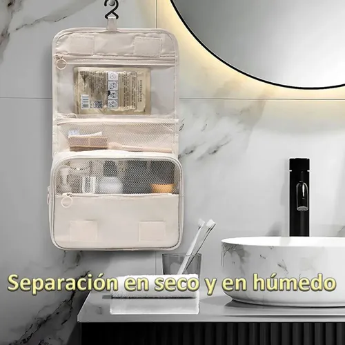 Neceser Organizador De Viaje Plegable Liso