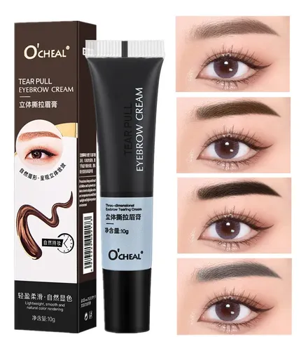Gel Cejas Peel Off 4 Pzs Resistente Agua Larga Duracion