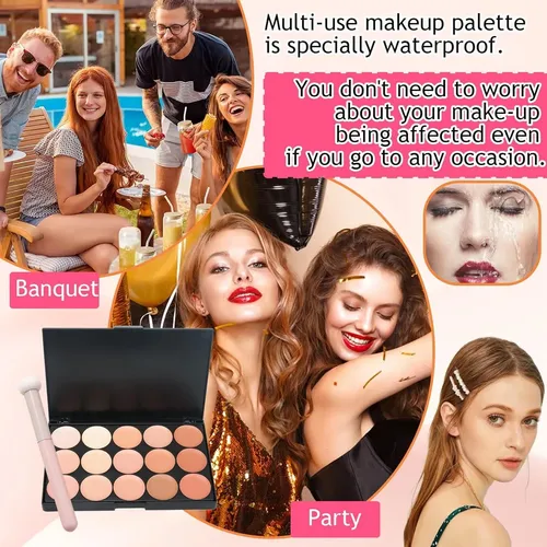 Paleta Contorno Crema Xmxuemei 15 Colores Multiuso