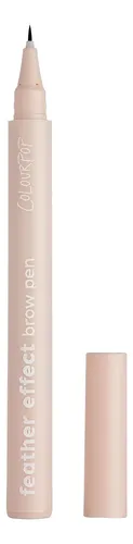 Bolígrafo De Cejas Colourpop Efecto Pluma Marrón Negro