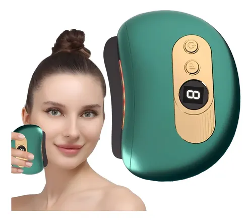 Mini Masajeador Gua Sha Portatil Raspadora Rostro Y Cuerpo