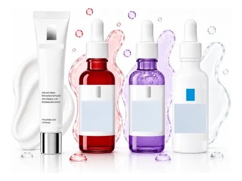 Kit Skincare Facial 4 Pasos Sérum B3 Reparador Crema Ojos