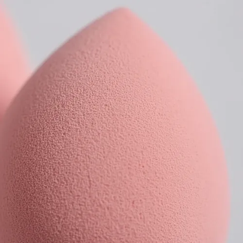 Set Esponjas Y Borlas Maquillaje O.two.o Beauty Blender Rosa