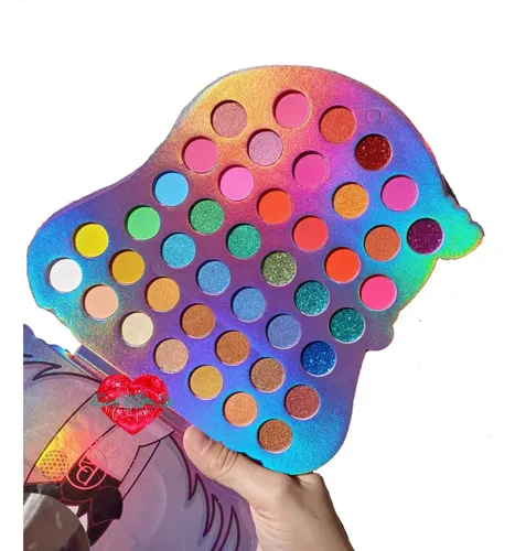 Paleta de Sombras Pola Ayin con 42 Tonos Mate y Brillo