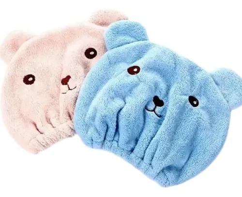2 Unidades Toalla Pelo Seco Rápido Turbante Absorbente[c]