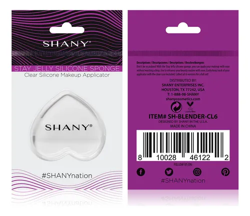 Esponja Para Mezclar Maquillaje Shany Stay Jelly Silicone He