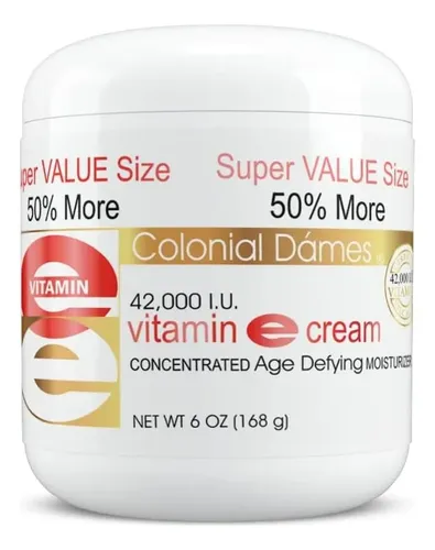 Crema Vitamina E Colonial Dames 42,000 Ui Para Piel Seca