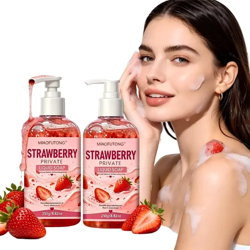 Gel De Baño De Fresa Corporal Hidratante 250ml 2u