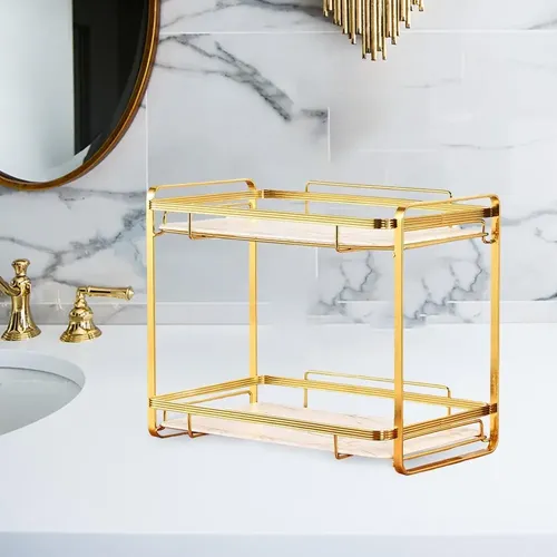 . Estante Organizador De Maquillaje Estante De 2 Piezas