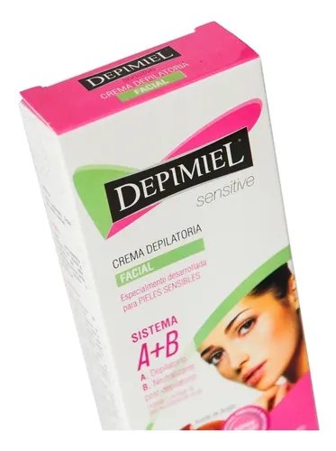 Crema depilatoria rostro sensitive piel sensible a+b Depimiel x 45 gr