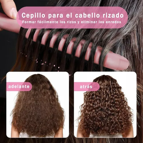 Para Bounce Curl Brush, Define El Estilo Rizado Con Un Peine