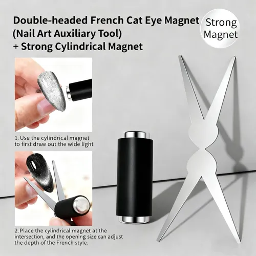 Cat Eye Magnetic For Nails 2pcs Cateye Gel Nail Polish