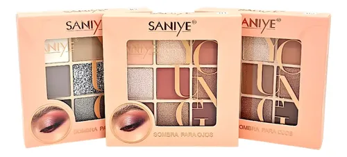 Paleta Sombras Ojos Young Maquillaje Mate Brillante Saniye