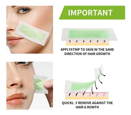 Tira Depiladora Con Aloe Vera Depilacion Facial X30 Bandas
