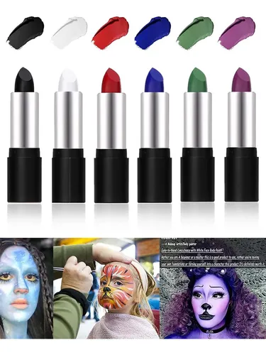 Crema De Maquillaje Clean Face Stick Glowing Dark Neon Fo De