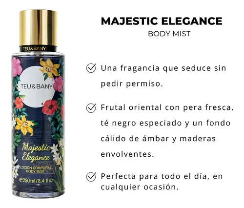 Locion Corporal Frutal Teu & Bany Majestic Elegance 250 Gr