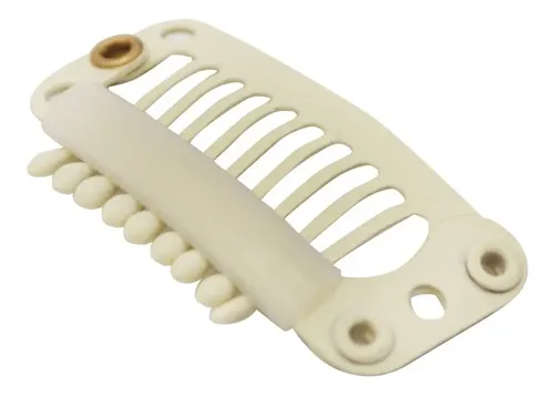 Micropeinetas Chica X3 C/silicona Extensiones Peluca Cortina