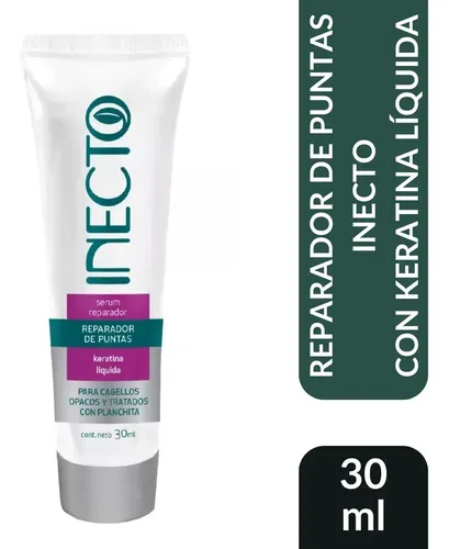 Reparador Puntas Inecto Con Keratina Liq Antifrizz X30g X3
