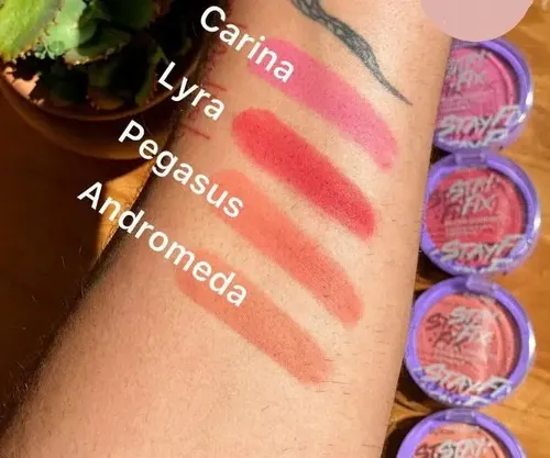 Rubor En Polvo Ruby Rose Blush Stay Fix Tono Lyra