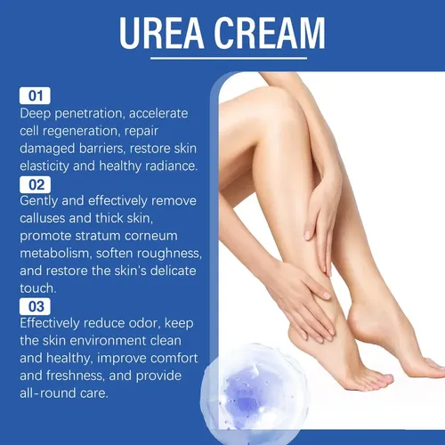 Crema Hidratante For Pies Con 60% De Urea Y 2% De Ácido