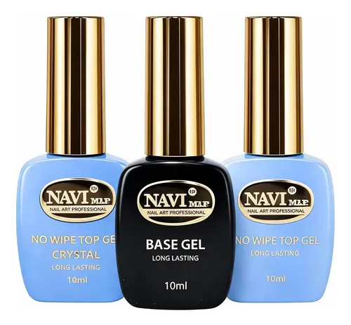 Top Coat Base Coat Cristal Navi Esmalte Semipermanent 10ml
