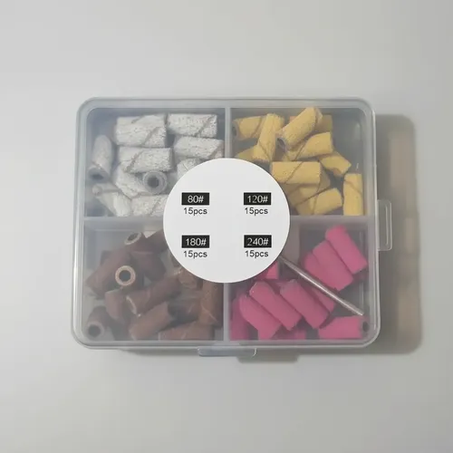 Banda Lijado X60 Repuesto+ Lima Fresa Torno Caja Contenedora