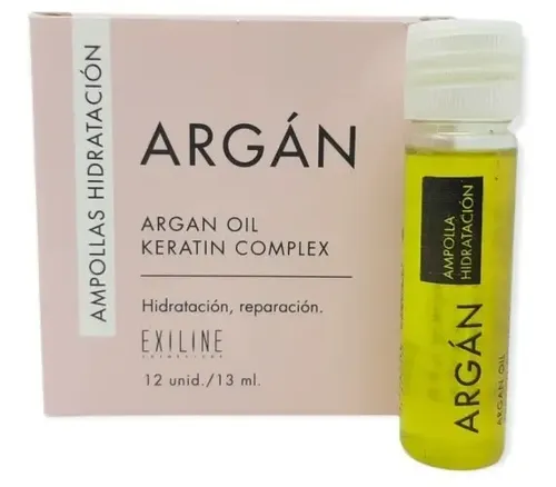 Ampollas De Argan Oil Keratin Exiline Increibles