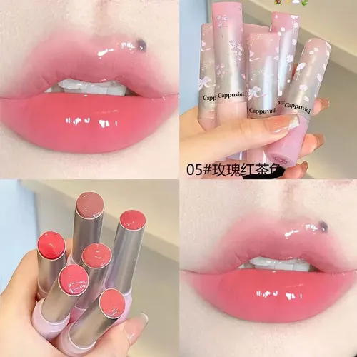 Flower Butterfly Secret Lip Gloss Solido Con Color Cappuvini