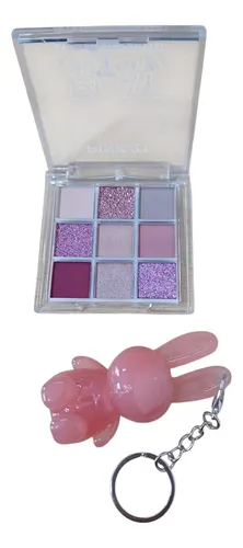 Labial Y Paleta De Sombras Aplicador Maquillaje Combos X 7