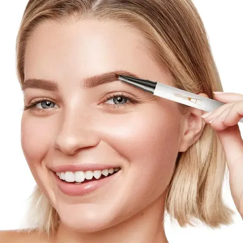 Lápiz De Cejas 3d Microblading Impermeable 2024 4 Puntas