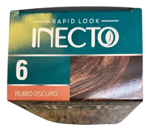 Kit De Tintura Inecto Coloración Permanente 6 Rubio Oscuro