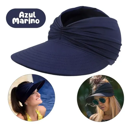 Visera Turbante Verde Uv Protección Upf 50 Sombrero Playa