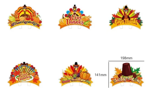 6 Accesorios Para El Pelo De Pavo Con Diadema De Acción De G