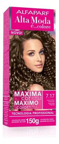 Pack Tintura En Kit Alta Moda Máximo Color 7.17