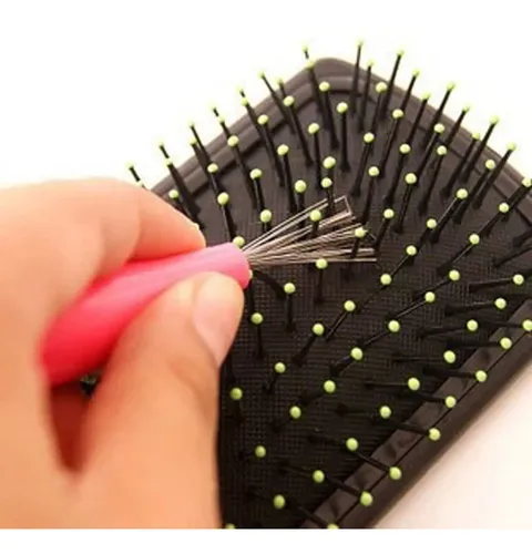 Cepillo De Pelo Y Peine Con Herramienta De Limpieza Integrad